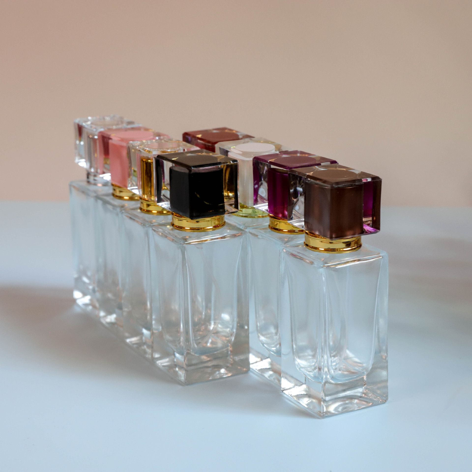 Perfume Fragrance Story - Premium hervulbare parfumfles van glas, transparant,