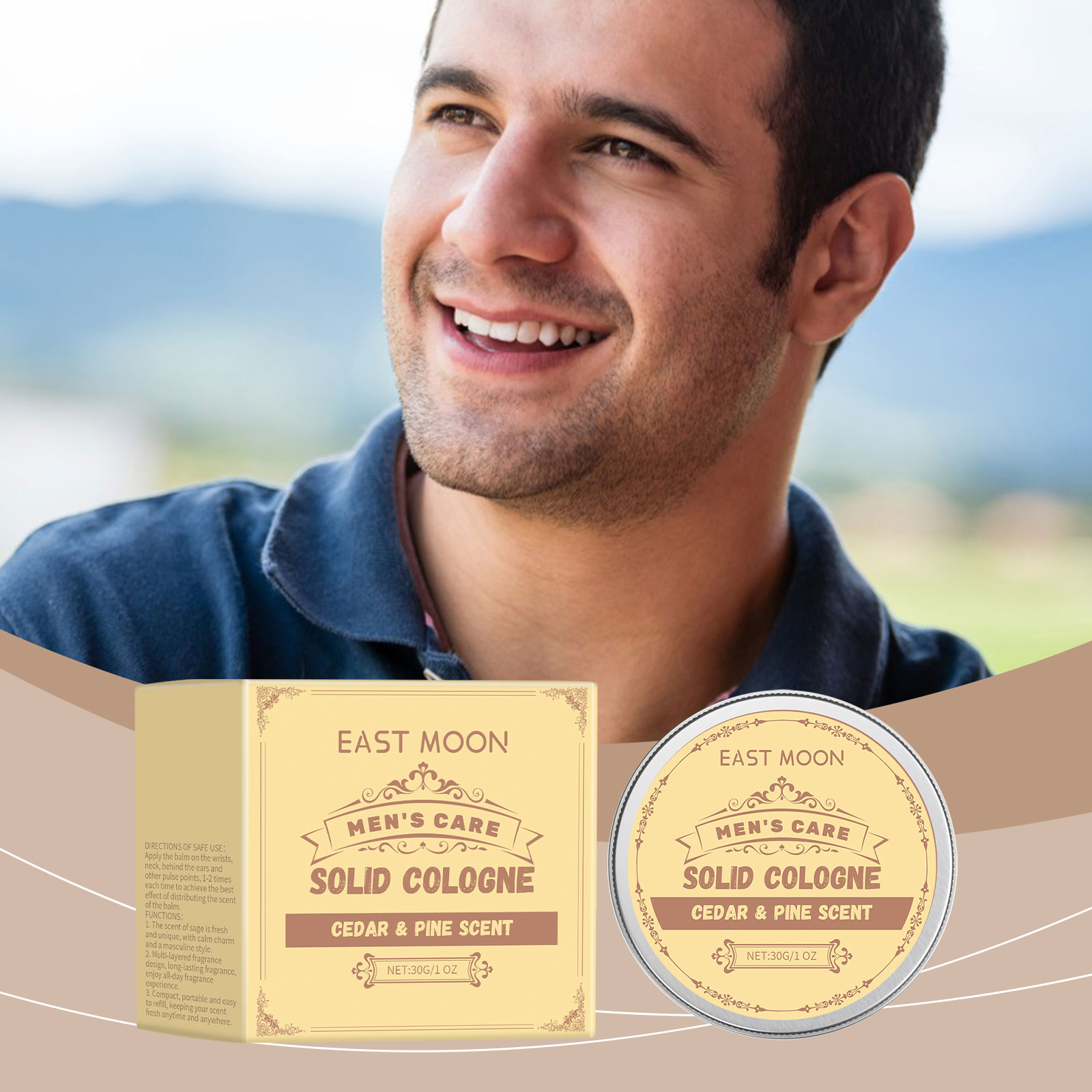 East Moon 30g Cederhout Solide - Cologne Solid Balm recensie en prijs
